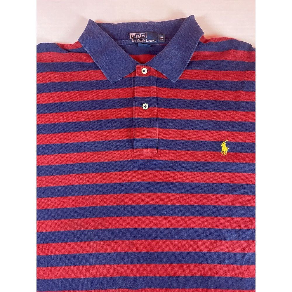 Polo Ralph Lauren 2XL Polo Shirt Big And Tall Sizing Striped Pony‎